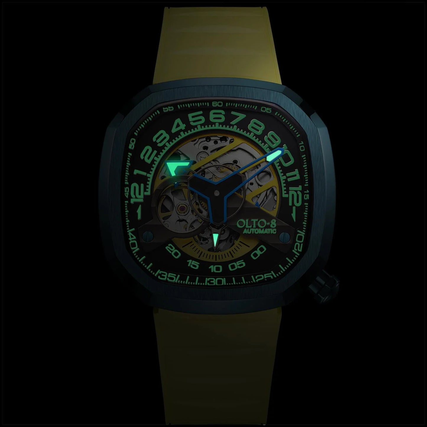 ساعة OLTO-8 INFINITY II RPM أوتوماتيكية زرقاء