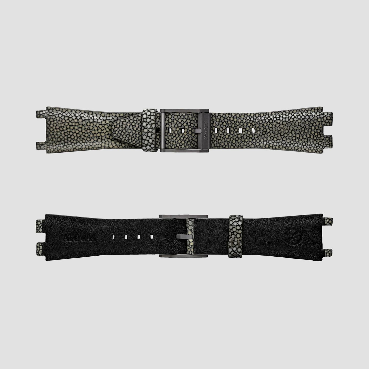 Gray Manta Ray Leather Strap for MANTA-X