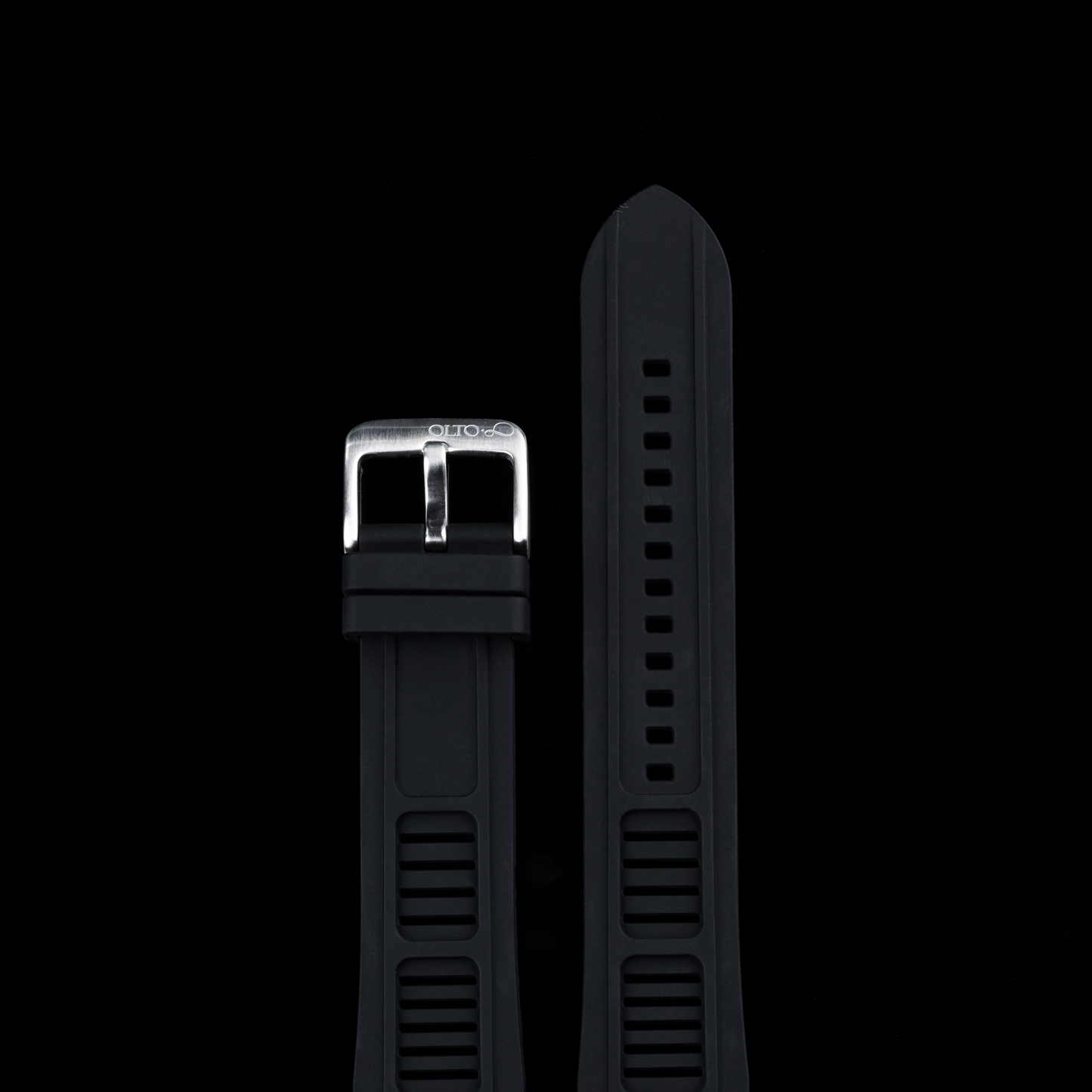 ساعة غوص أوتوماتيكية OLTO-8 Coral Steward باللون الأسود الداكن