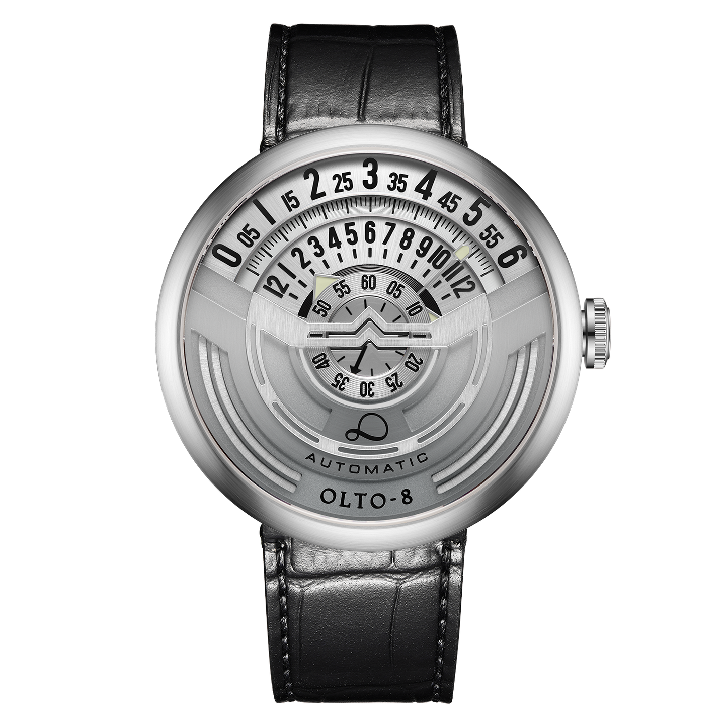 ساعة OLTO-8 INFINITY-I RPM أوتوماتيكية فضية