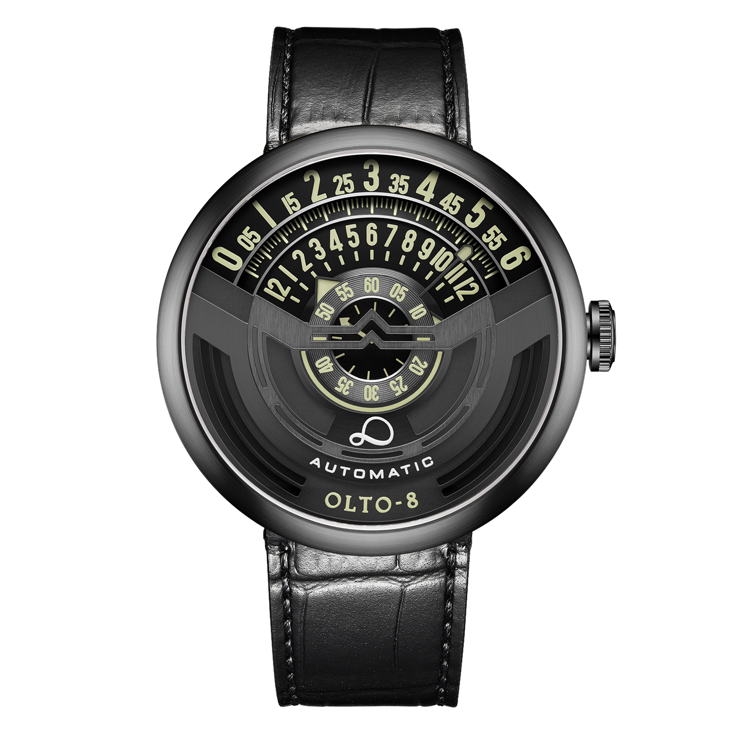 OLTO-8 INFINITY-I RPM-Style Automatic Watch Black