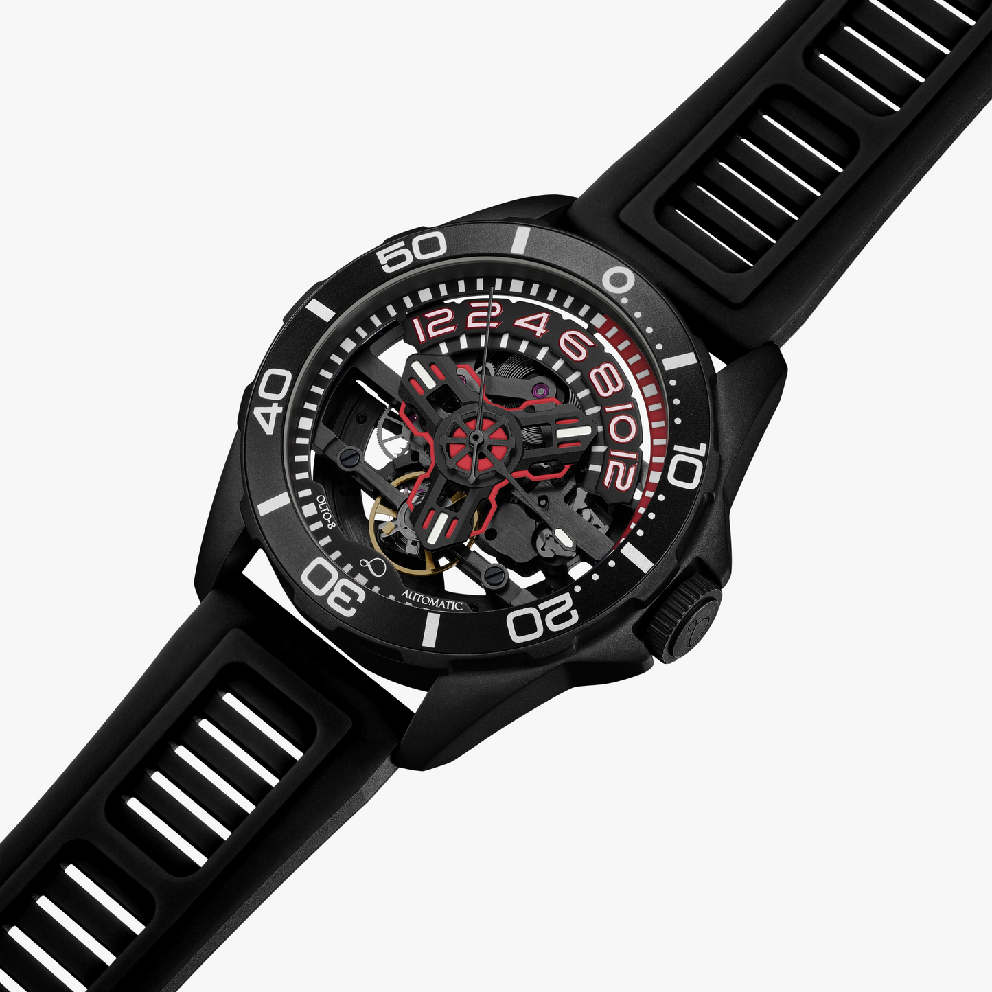 OLTO-8 TIDE X Diving Automatic Rust Red