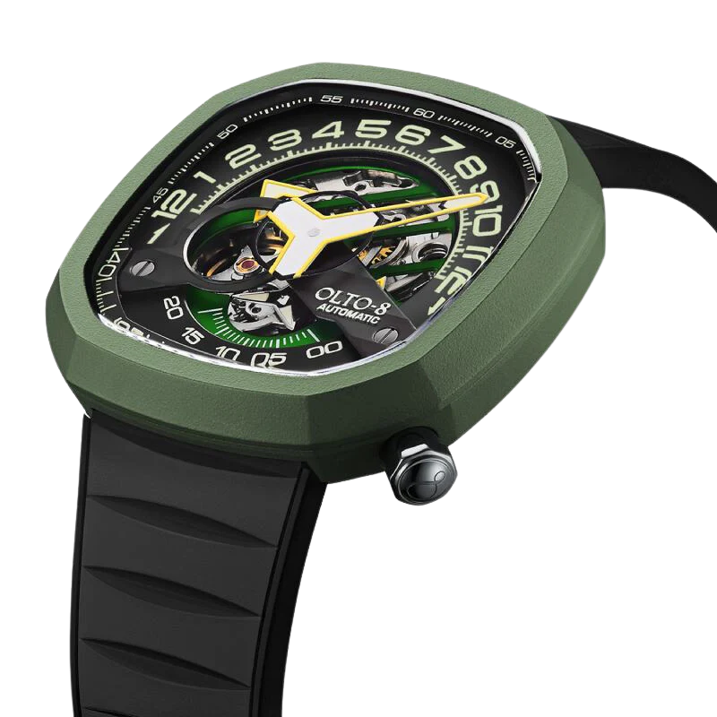 OLTO-8 INFINITY-II RPM-Style Automatic Watch Green