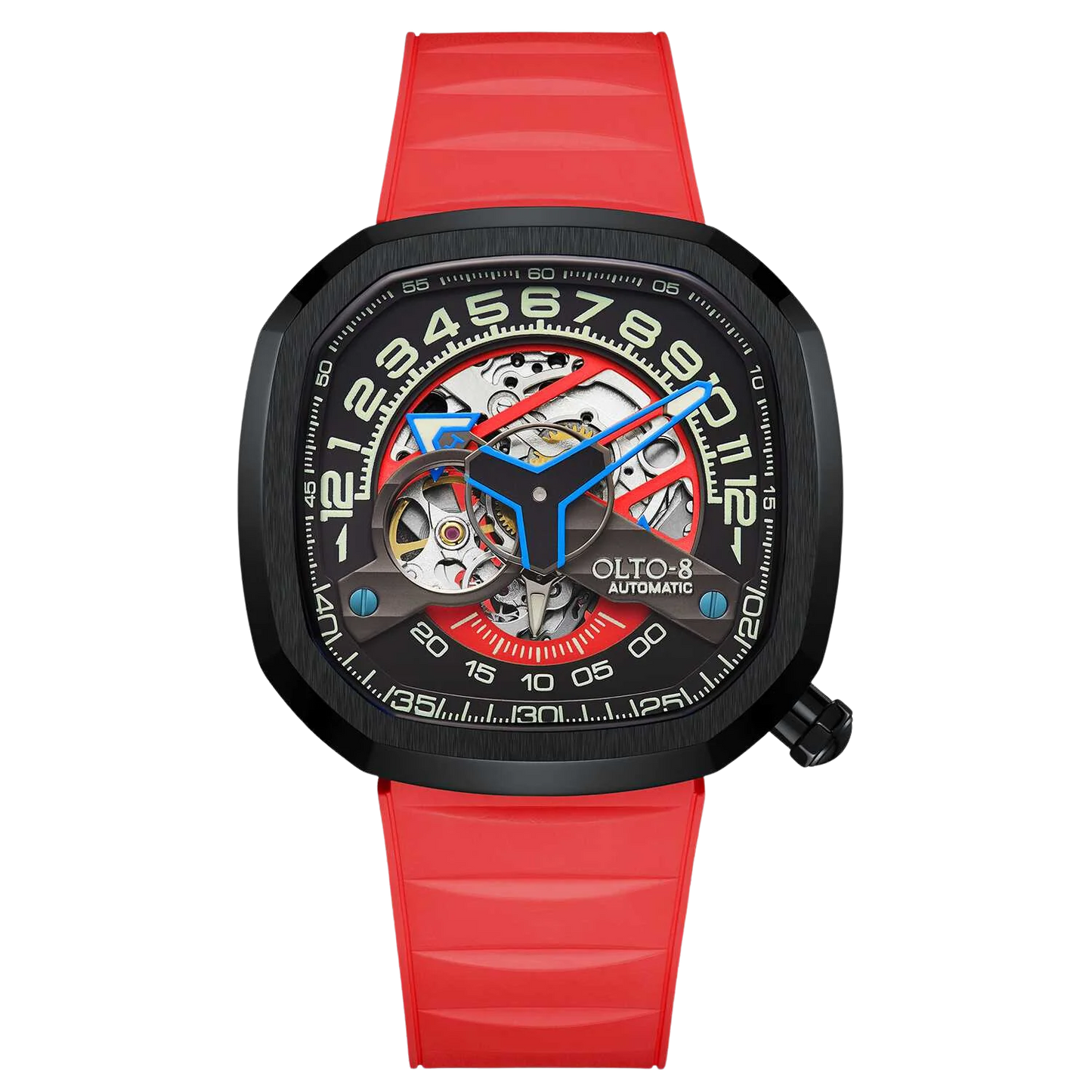 OLTO-8 INFINITY-II RPM-Style Automatic Watch Black