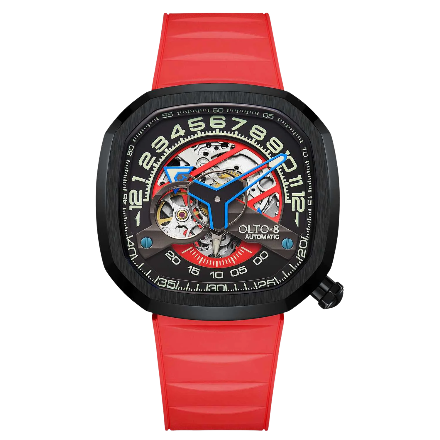 OLTO-8 INFINITY-II RPM-Style Automatic Watch Black