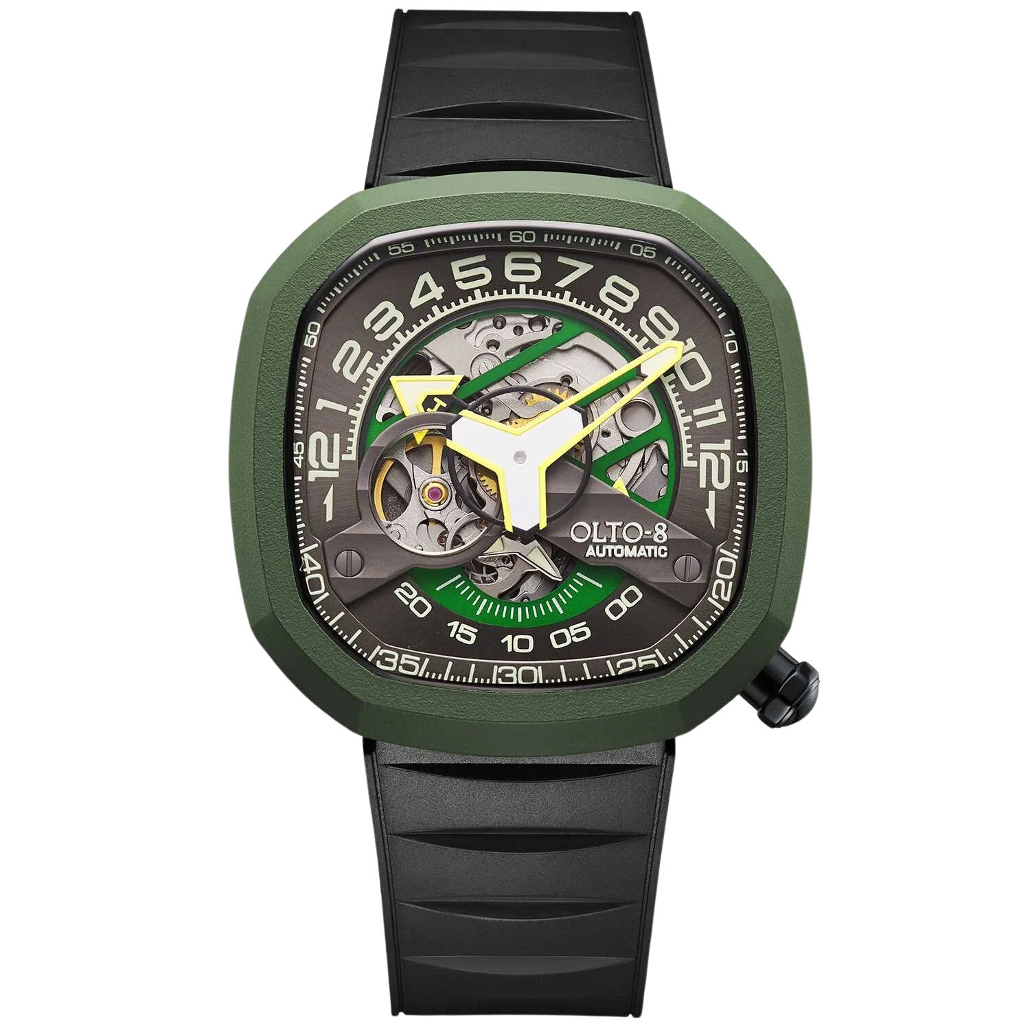 OLTO-8 INFINITY-II RPM-Style Automatic Watch Green