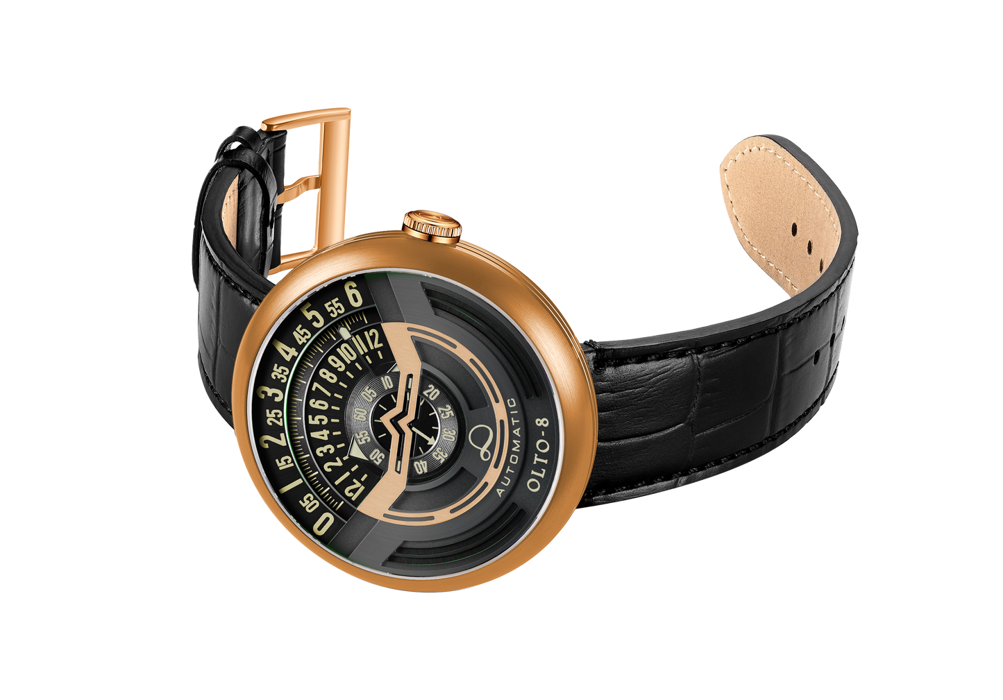 ساعة OLTO-8 INFINITY-I RPM أوتوماتيكية بإصدار برونزي