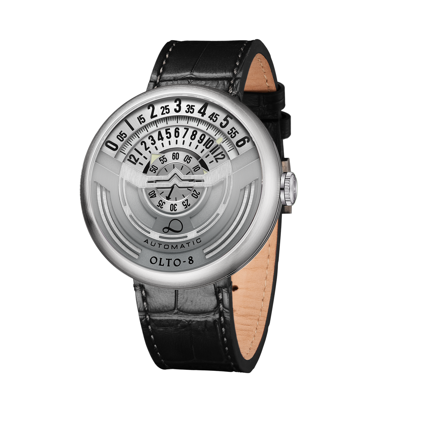 ساعة OLTO-8 INFINITY-I RPM أوتوماتيكية فضية