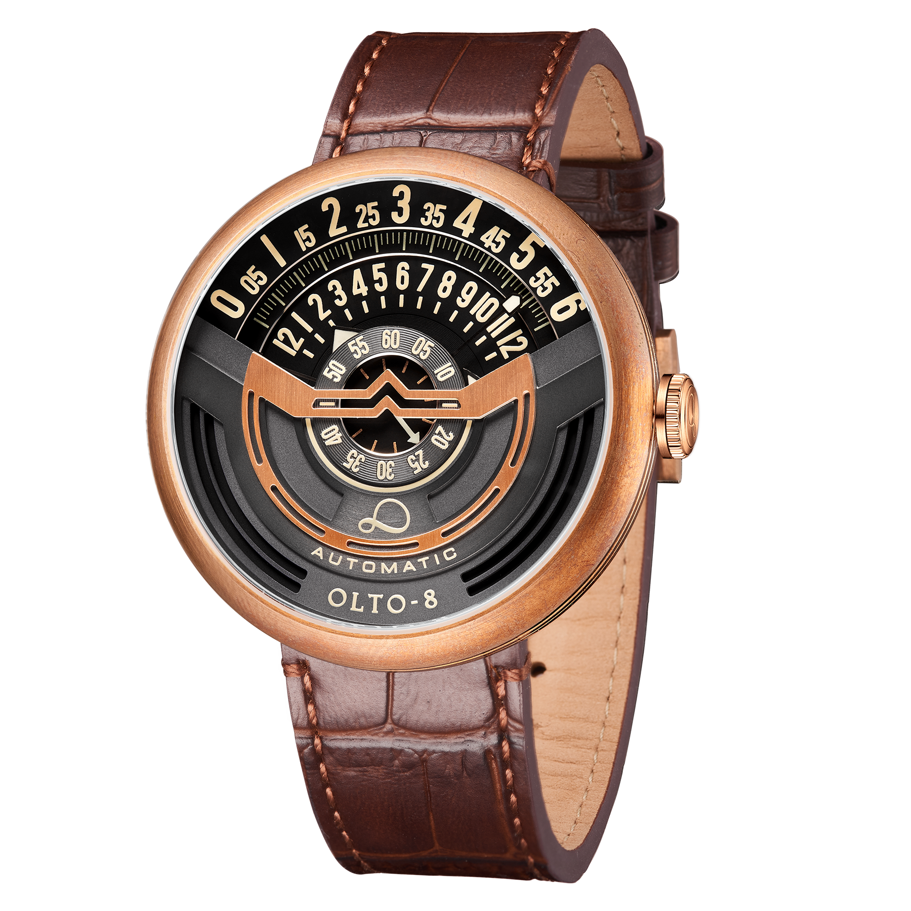 OLTO-8 INFINITY-I RPM-Style Automatic Watch Bronze Edition