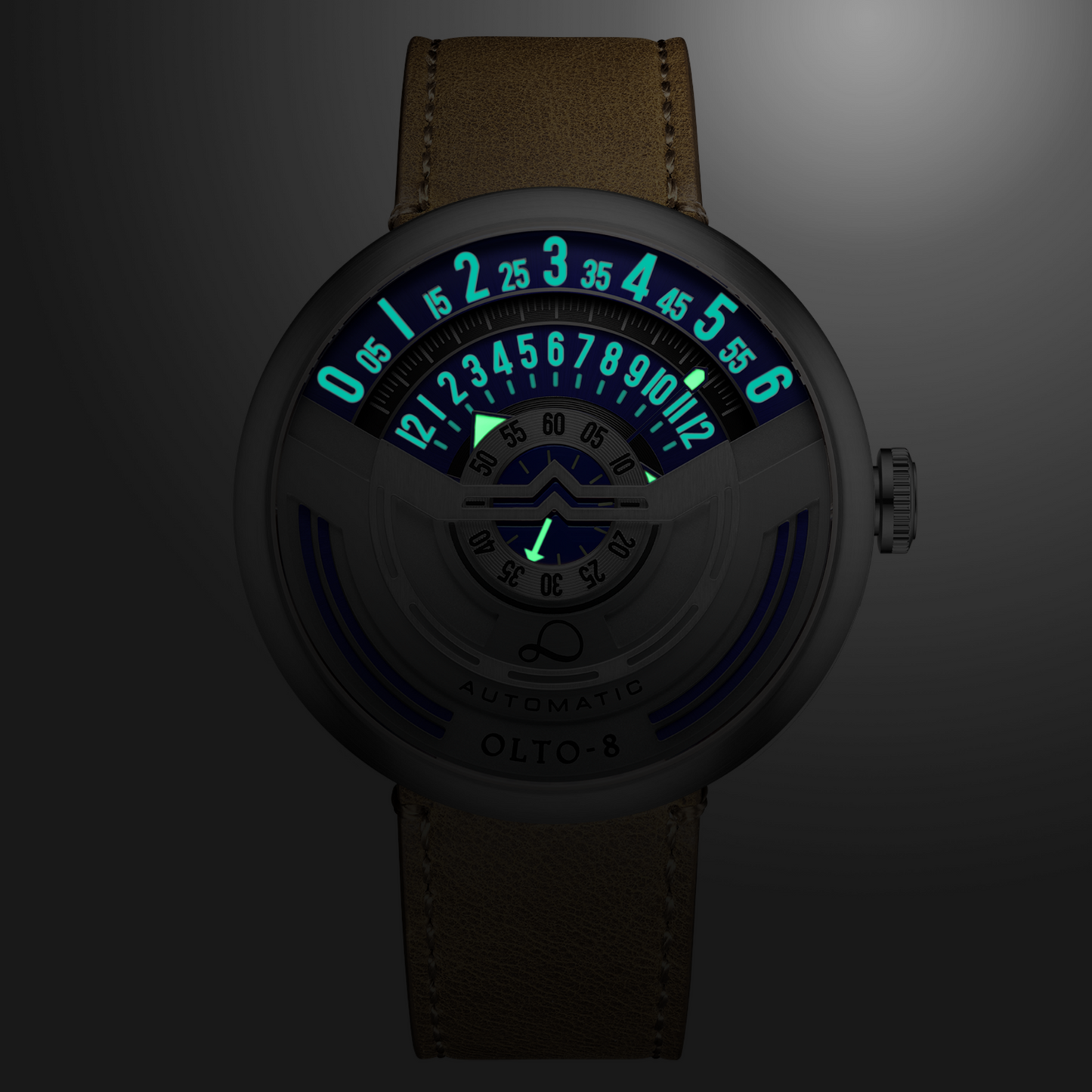 ساعة OLTO-8 INFINITY-I RPM أوتوماتيكية زرقاء