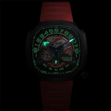 OLTO-8 INFINITY-II RPM-Style Automatic Watch Black