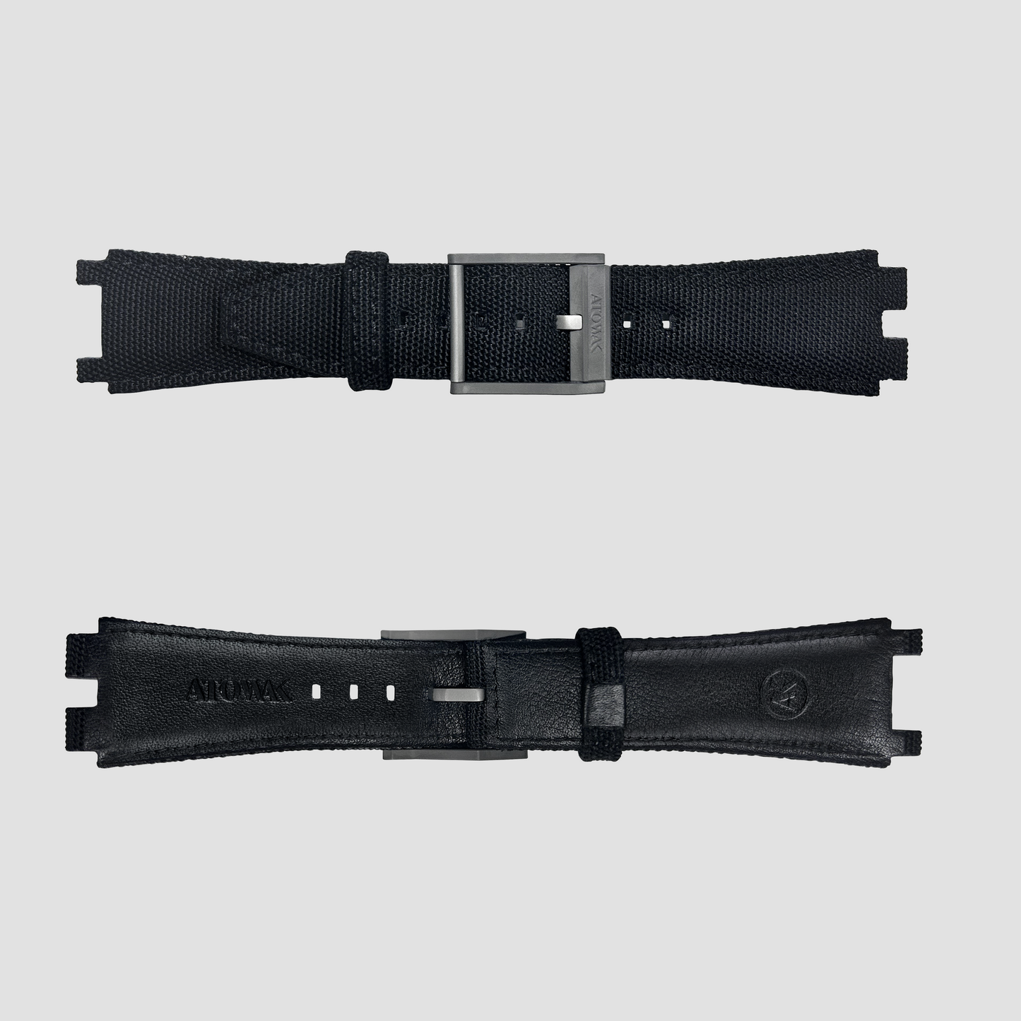 Black Textile & Leather Strap for MANTA-X