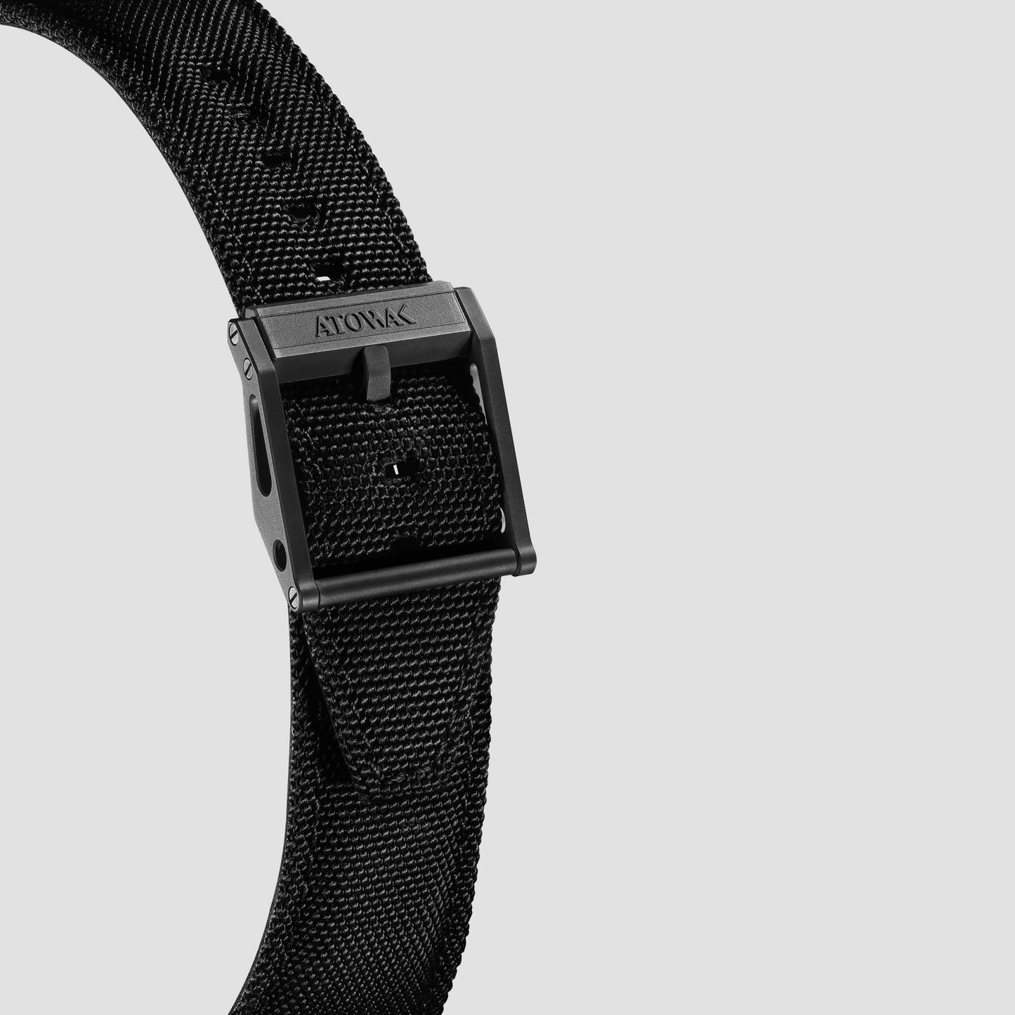 Black Textile & Leather Strap for MANTA-X