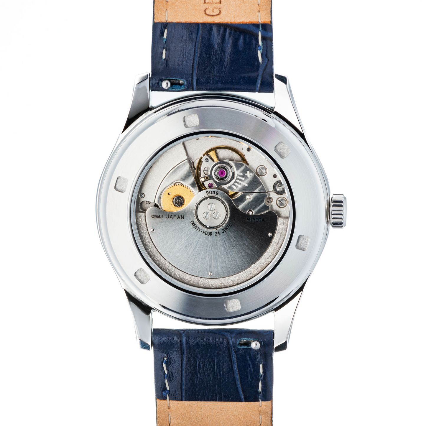 ساعة OLTO-8 ROTO Wandering Hour أوتوماتيكية باللون الأزرق المحيطي