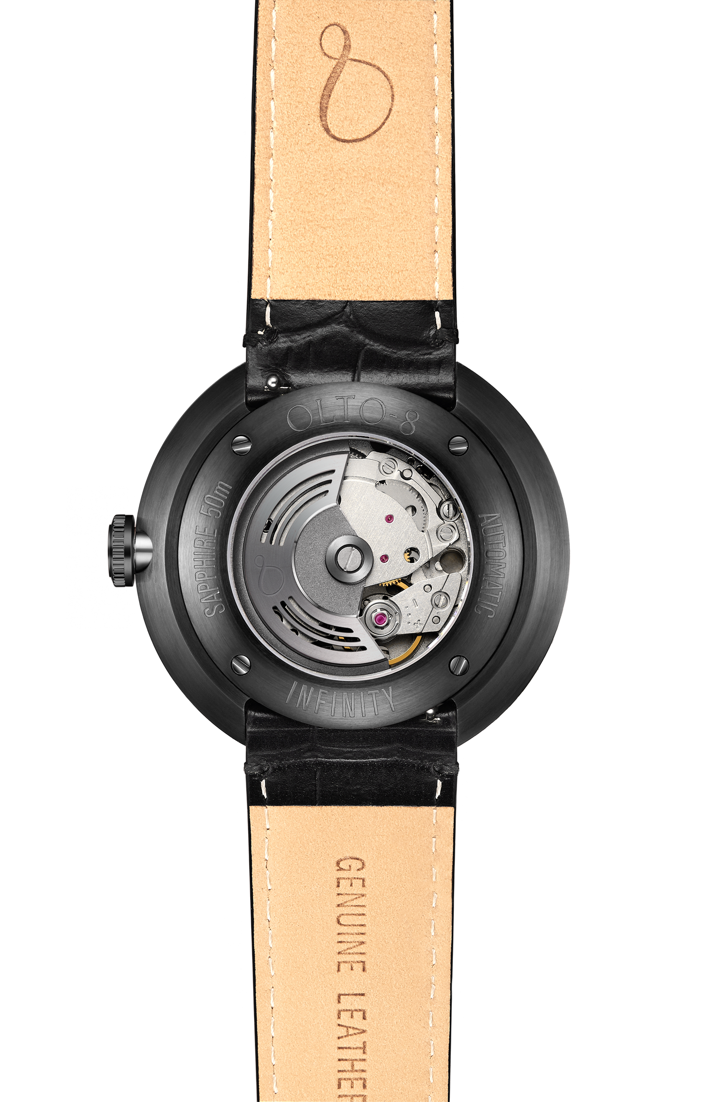 OLTO-8 INFINITY-I RPM-Style Automatic Watch Black