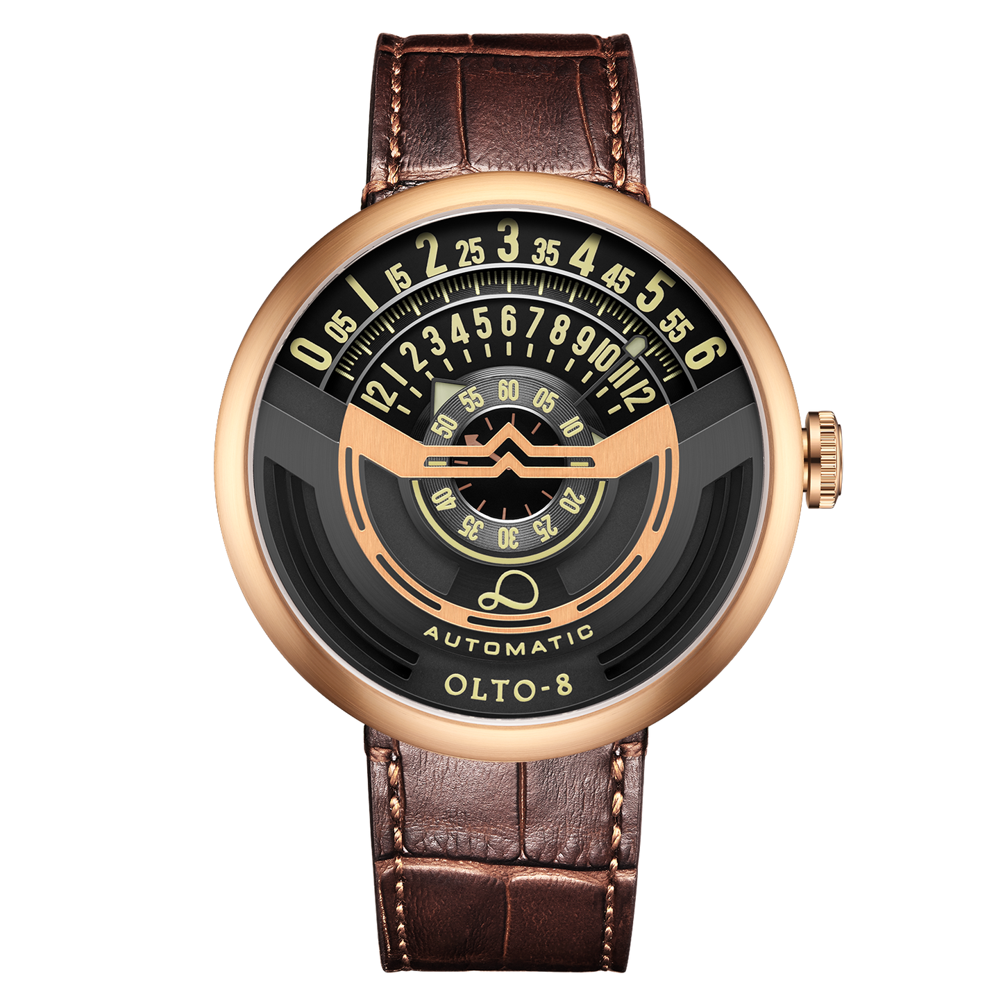 ساعة OLTO-8 INFINITY-I RPM أوتوماتيكية بإصدار برونزي