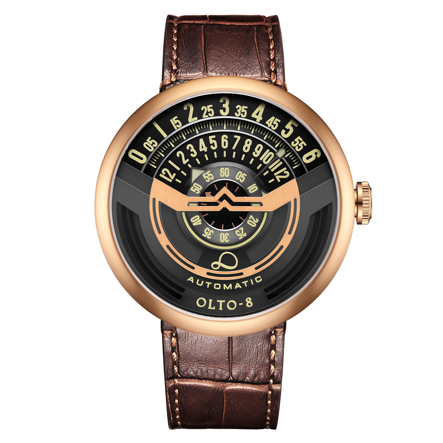 OLTO-8 INFINITY-I RPM-Style Automatic Watch Bronze Edition