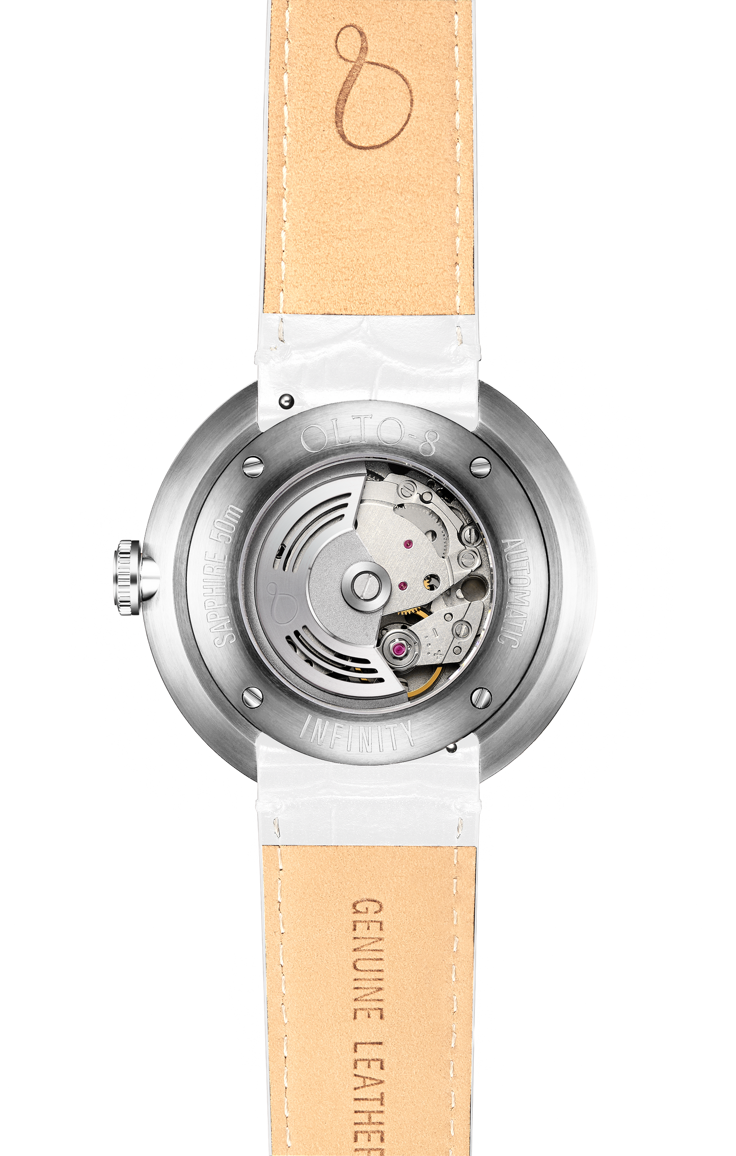 ساعة OLTO-8 INFINITY-I RPM أوتوماتيكية فضية