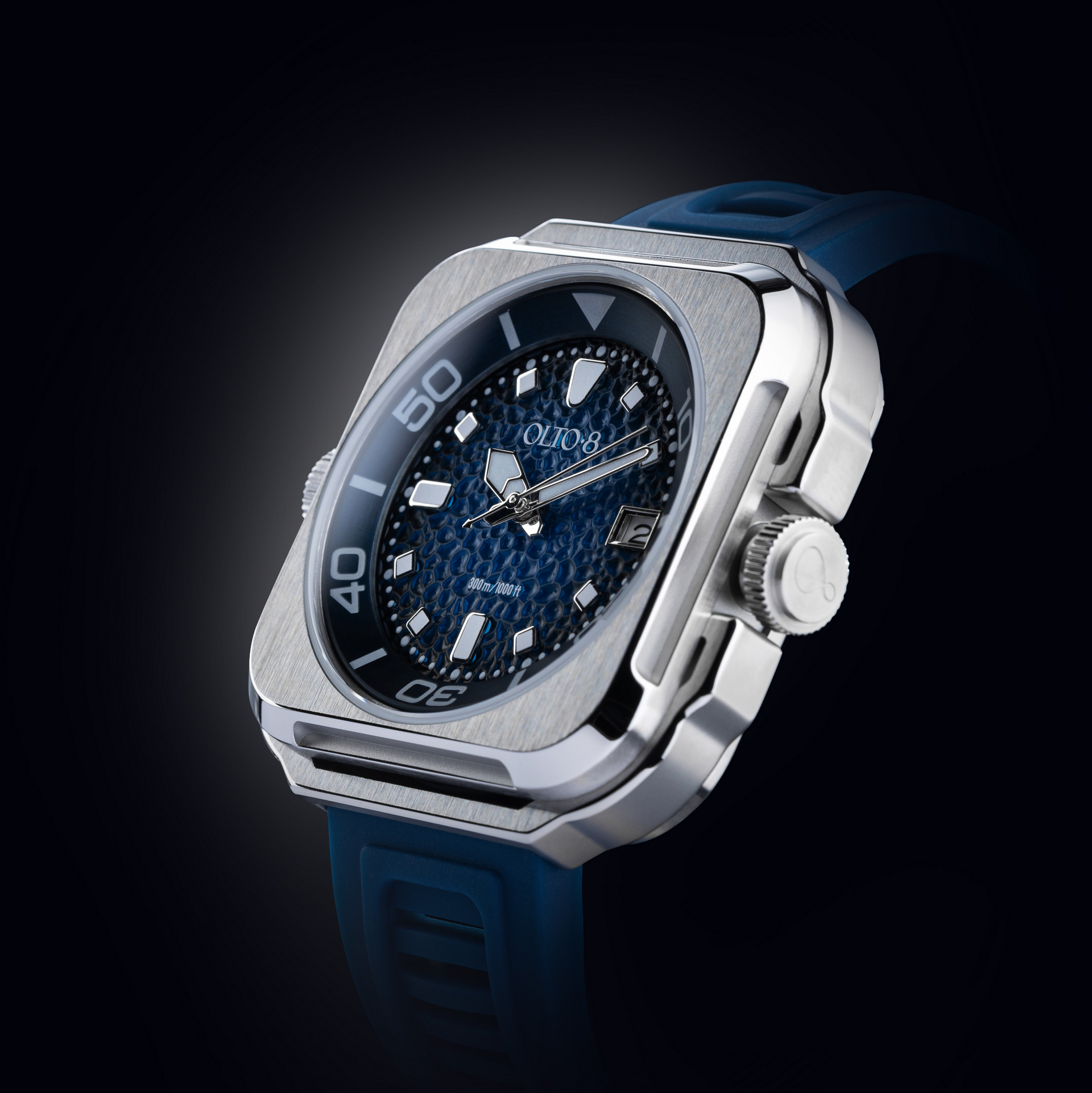 OLTO-8 Coral Steward Diving Automatic Watch Marine Blue