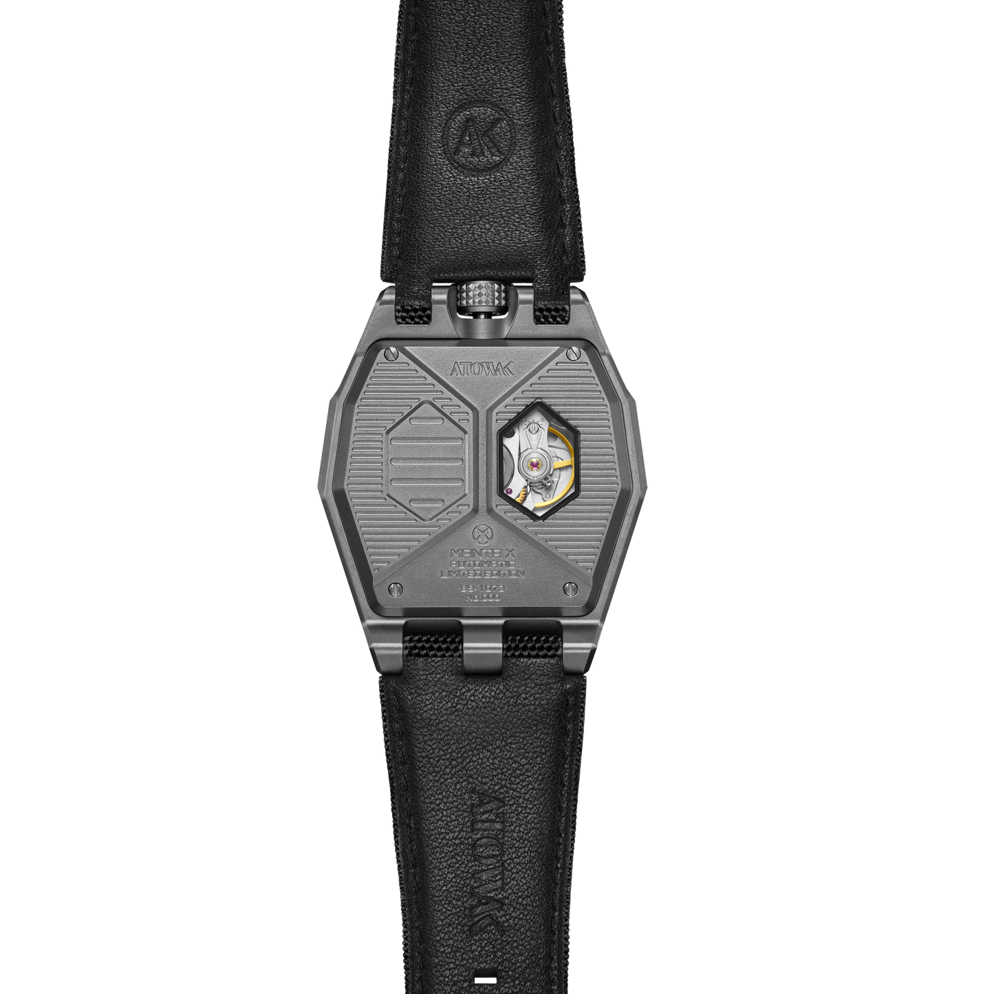 Black Textile & Leather Strap for MANTA-X