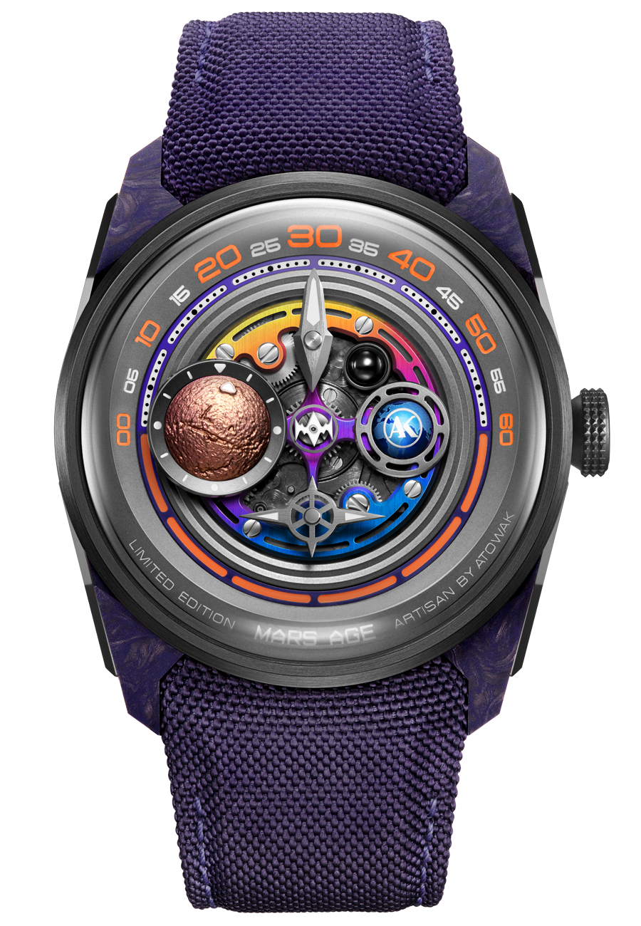 ATOWAK Mars Age Phantom Violet automatic watch