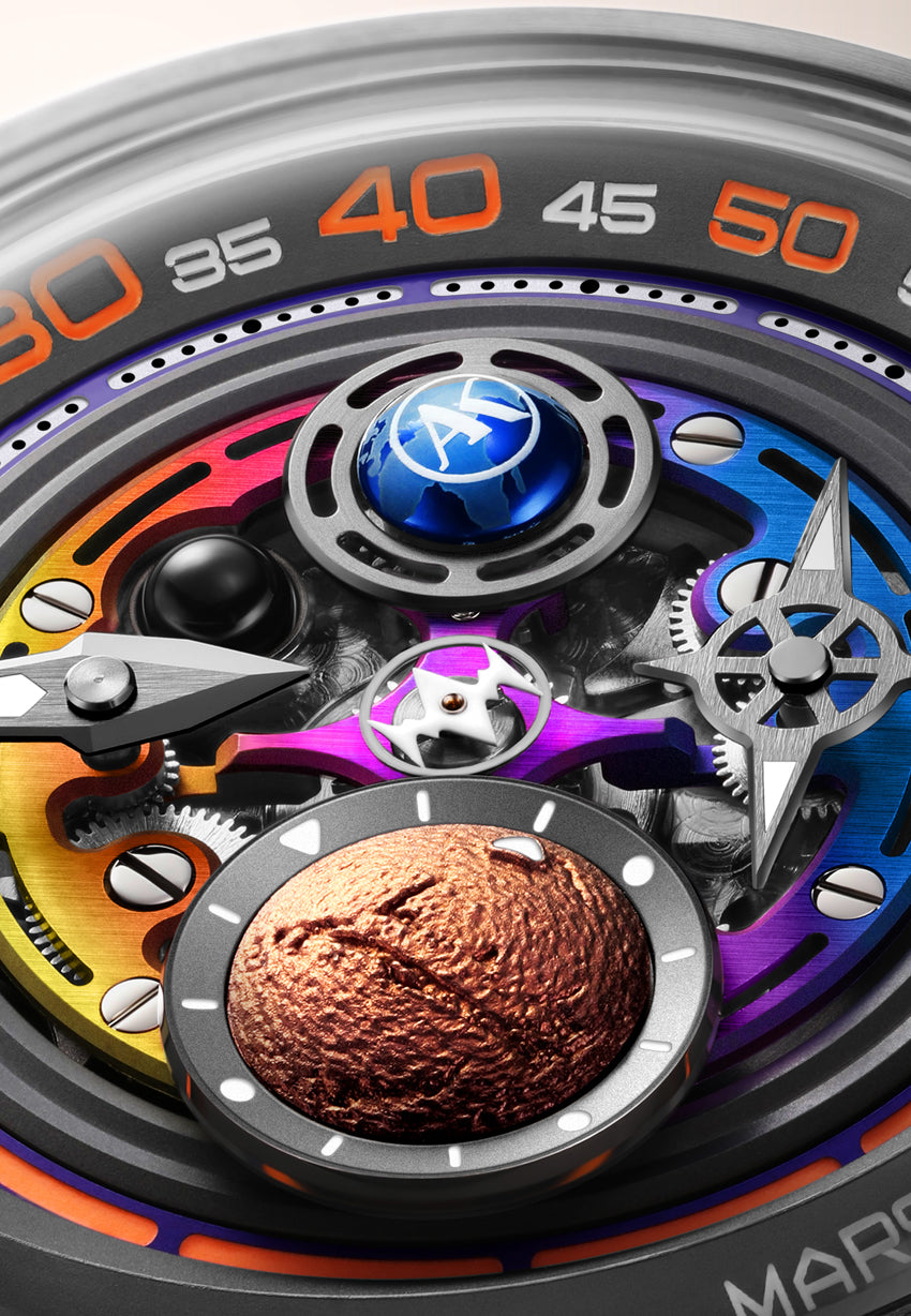 ATOWAK Mars Age Phantom Violet - design detail