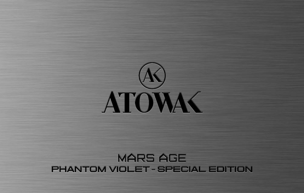 ATOWAK Mars Age Phantom Violet - commemorative plaque, front