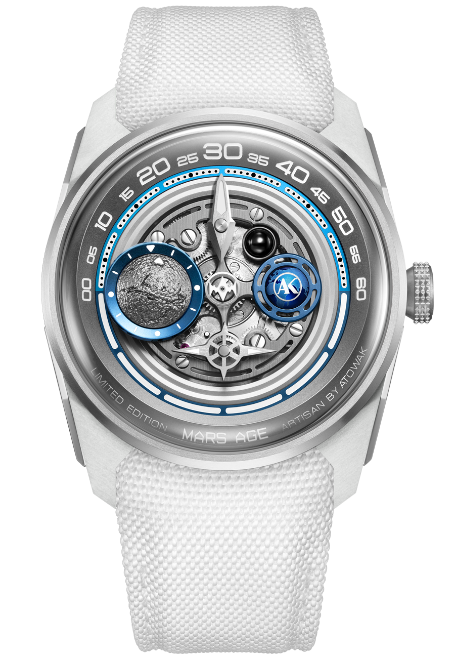 ATOWAK Mars Age Traverse White automatic watch