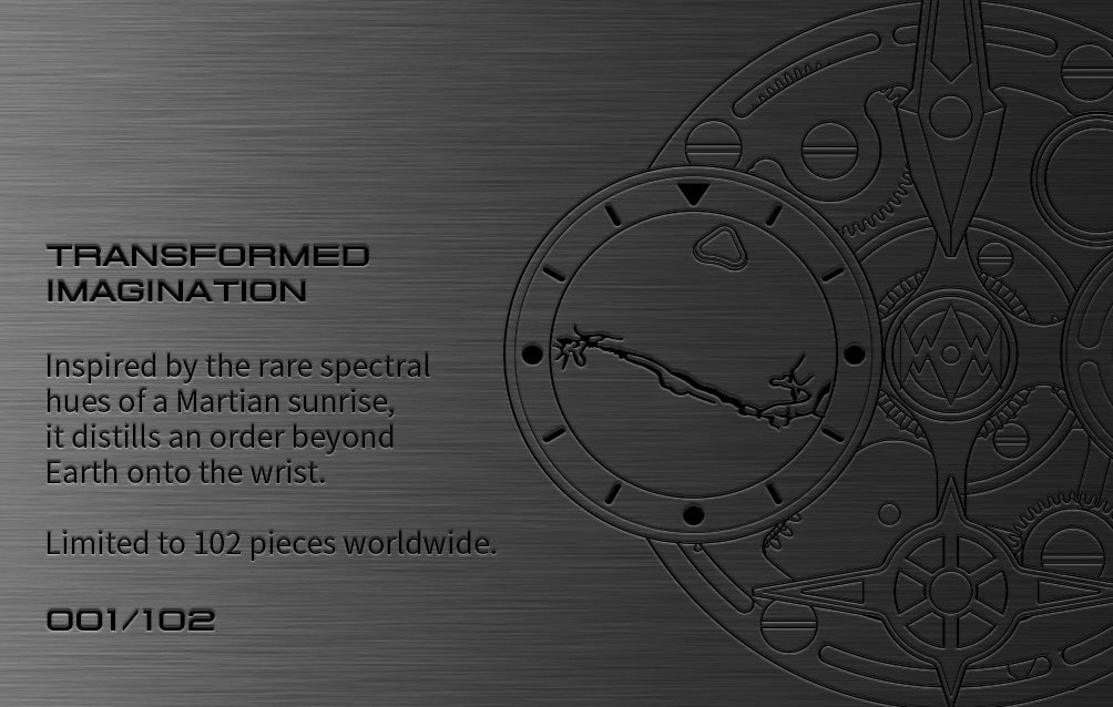 ATOWAK Mars Age Phantom Violet - commemorative plaque, back