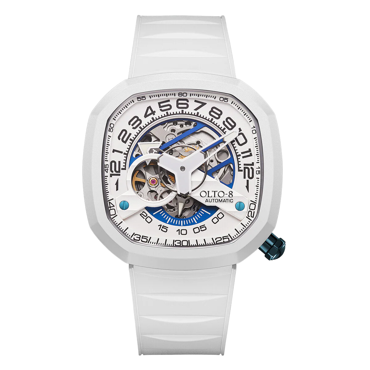 OLTO-8 INFINITY II RPM-Style Automatic Watch White