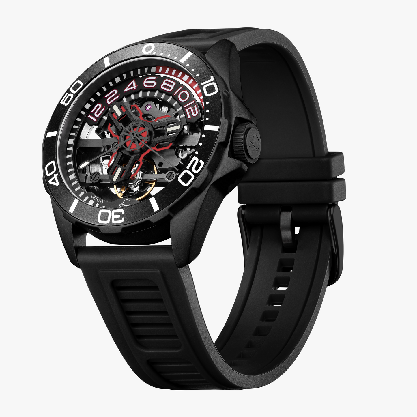 OLTO-8 TIDE X Diving Automatic Rust Red